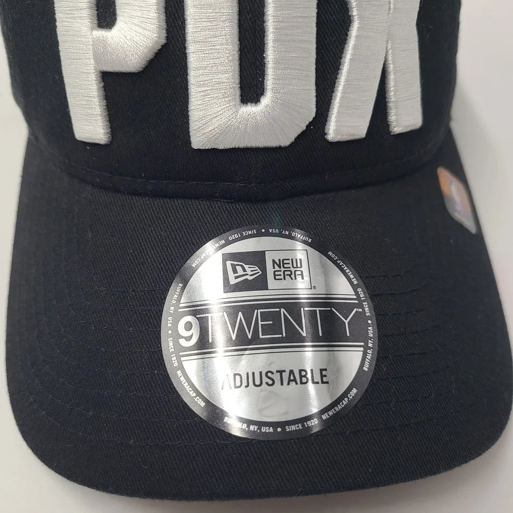 Portland Trail Blazers Hat Strapback New Era 9Twenty Black NBA City Edition PDX‎